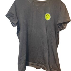 Life Is Good Womens Pickleball Crusher Blue T-shirt Pre-owned Large